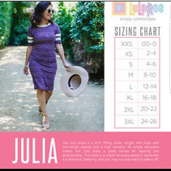 Lularoe custom tie dye Julia size Large - Picture 5 of 5